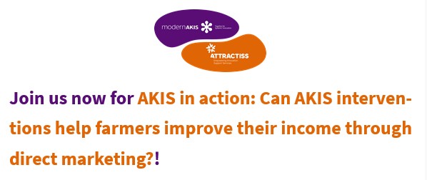Sudjelujte na webinaru “AKIS u praksi: Mogu li AKIS intervencije pomoći poljoprivrednicima da povećaju svoje prihode putem izravnog marketinga?” 18. ožujka 2026. godine