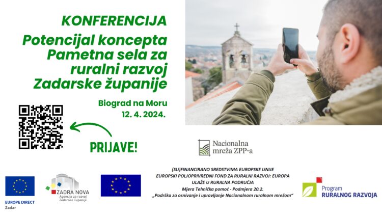 Konferencija Potencijal koncepta Pametna sela za ruralni razvoj Zadarske županije