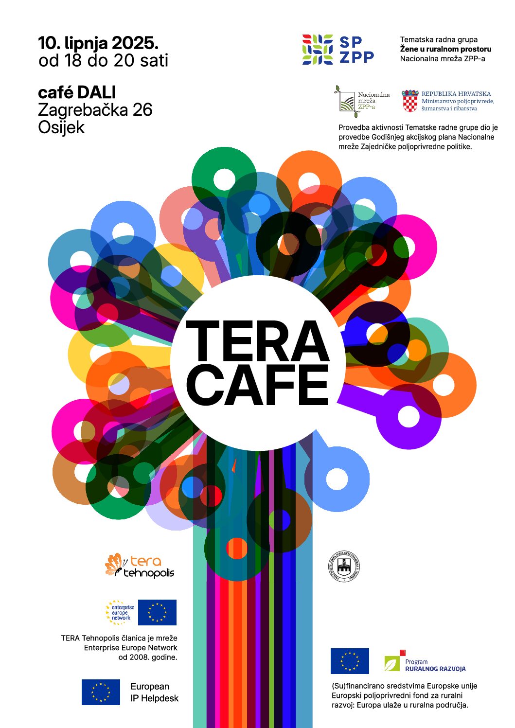 TRG “Žene u ruralnom prostoru” –  najava događanja TERA Cafe u Osijeku 10. lipnja 2025.