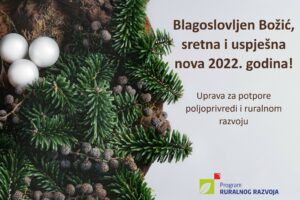 Blagoslovljen Božić, sretna i uspješna nova 2022. godina!