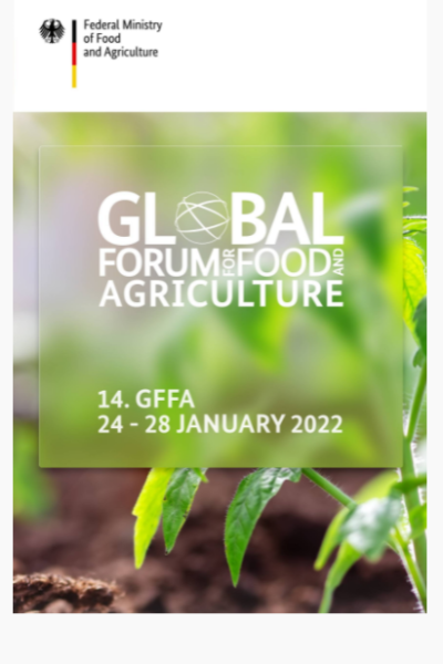 Sudjelujte na međunarodnoj konferenciji "Globalni forum za hranu i poljoprivredu" koja počinje 24. siječnja 2022.