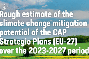 Grube procjene potencijala za ublažavanje klimatskih promjena strateških planova ZPP-a (EU-27) u vremenskom razdoblju 2023.-2027.